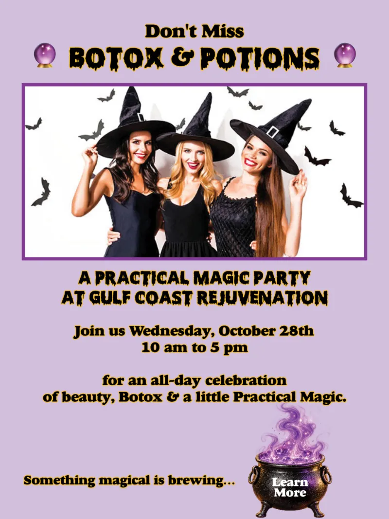 Botox & Potions Practical Magic Party at Gulf Coast Rejuvenation, October 28